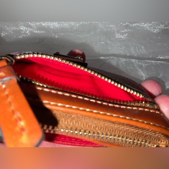 Dooney and Bourke Small Coin Purse Keychain, Red NWT - Picture 6 of 7